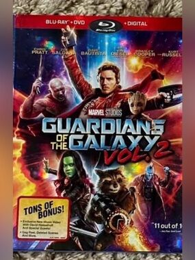 Guardians of the Galaxy part 2, blue-ray dvd